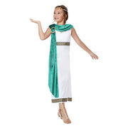 Op deze afbeelding zie je een Kostuums, van het merk Smiffy's. Deluxe Romeinse Livia De Machtigste Meisje Kostuum