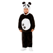 Op deze afbeelding zie je een Kostuums, van het merk Smiffy's. Zwart Witte Bamboe Panda Kind Kostuum