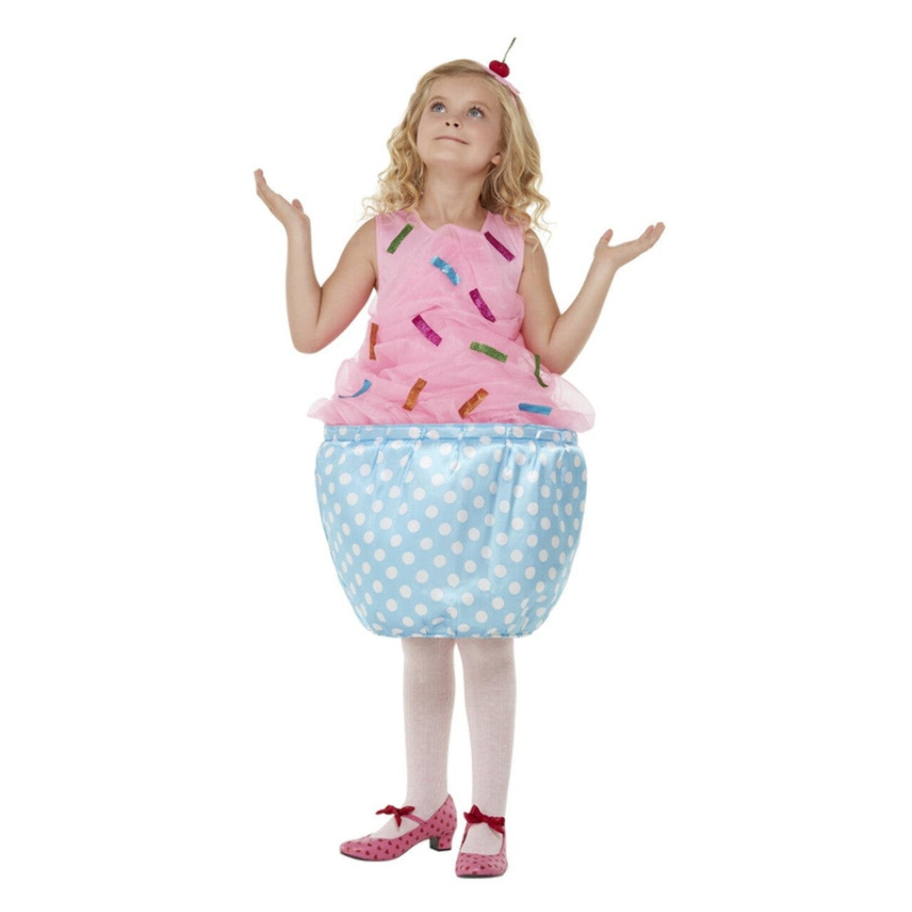 Op deze afbeelding zie je een Kostuums, van het merk Smiffy's. Schattig Cupcake Jurkje Meisje