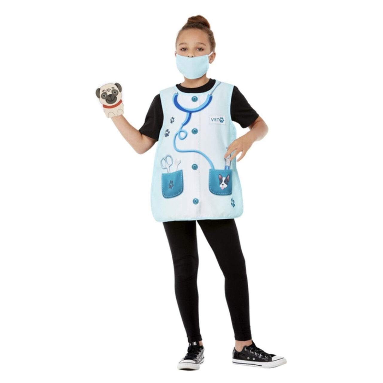 Op deze afbeelding zie je een Kostuums, van het merk Smiffy's. Vet Kit Kind Kostuum
