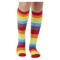Clown Sokken Regenboog Gestreept