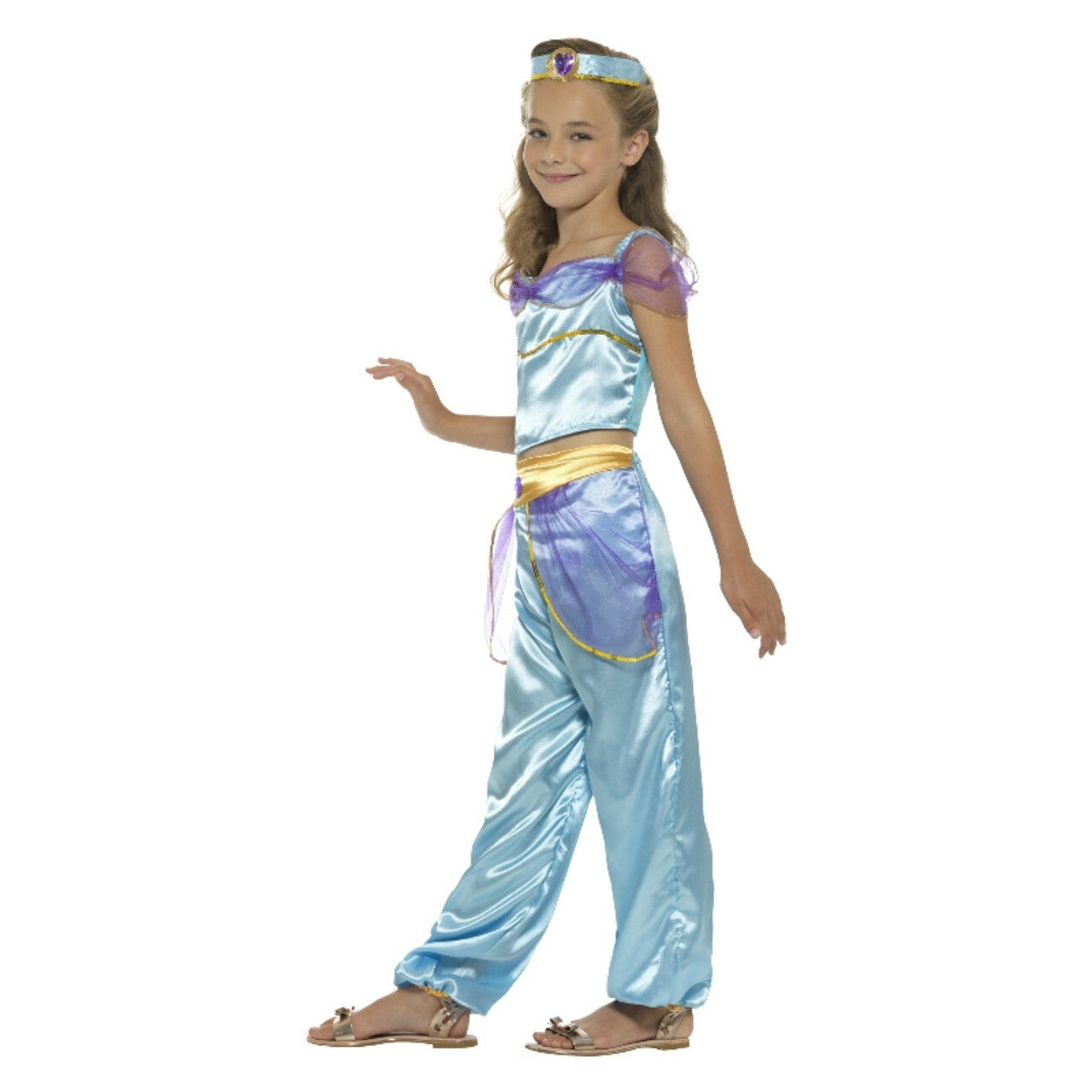 Op deze afbeelding zie je een Kostuums, van het merk Smiffy's. Dromerige Arabische Prinses Jasmijn Meisje Kostuum