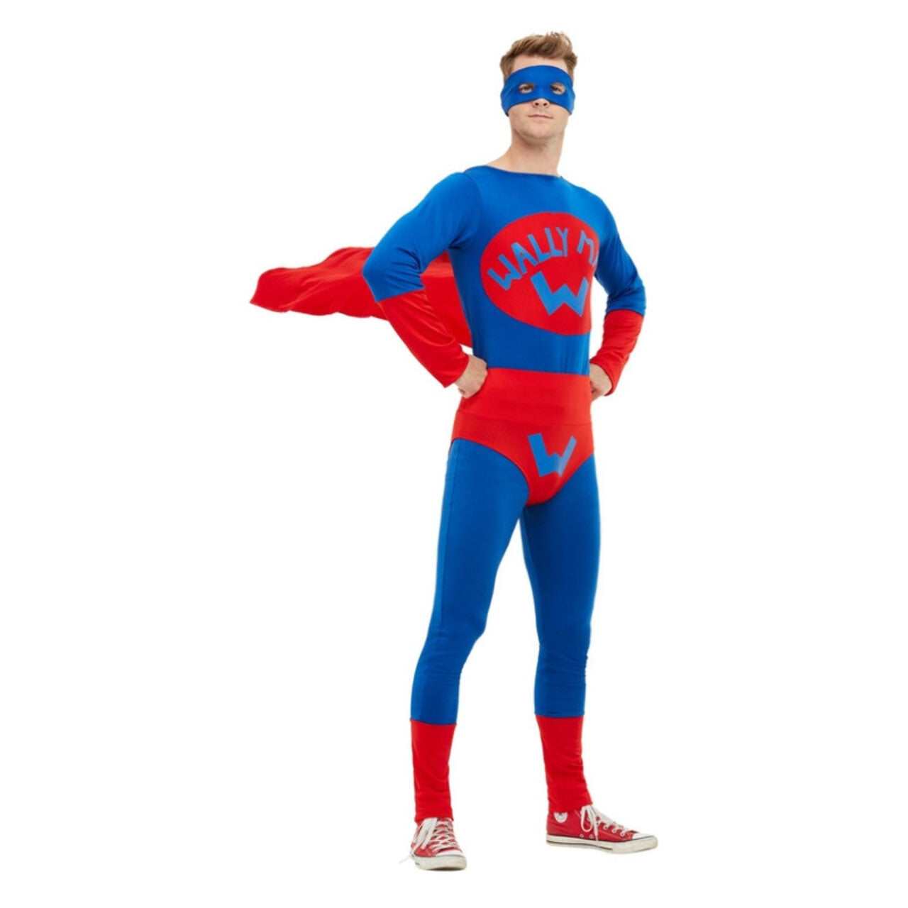 Op deze afbeelding zie je een Kostuums, van het merk Smiffy's. Wallyman De Ware Superheld Kostuum