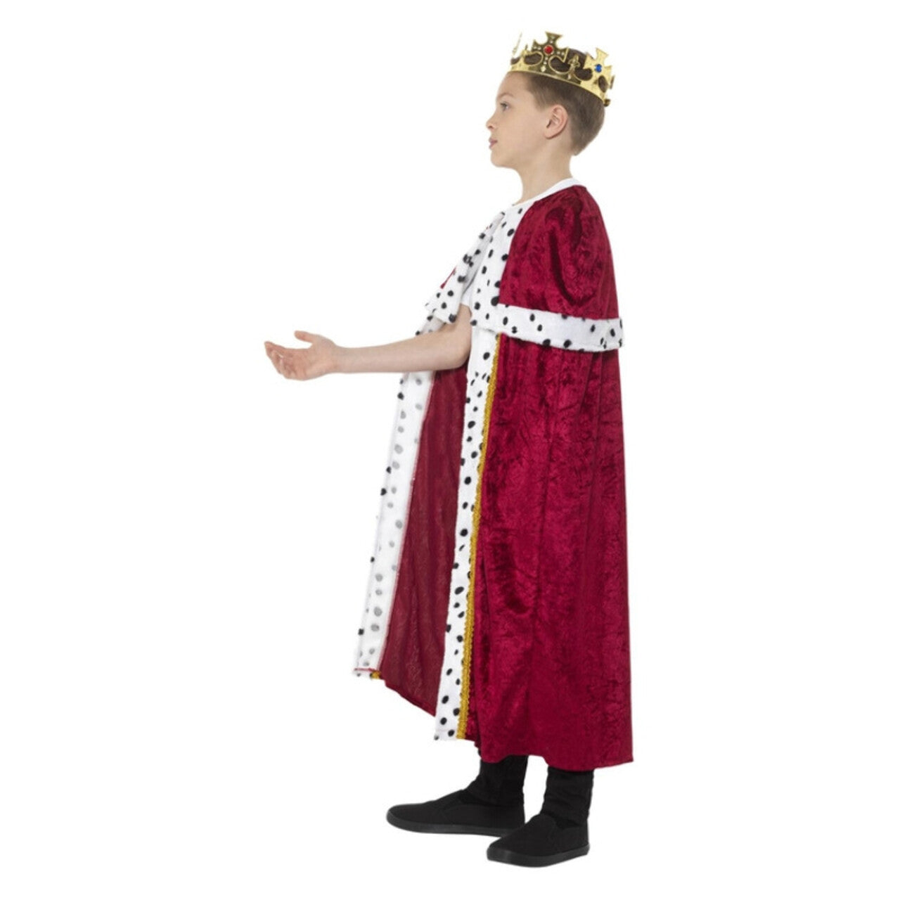 Op deze afbeelding zie je een Kostuums, van het merk Smiffy's. Als Een Ware Koning Of Koningin Kind Kind Kostuum