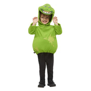Op deze afbeelding zie je een Kostuums, van het merk Smiffy's. Slimey Slimer Monster Ghostbuster Kind Kostuum