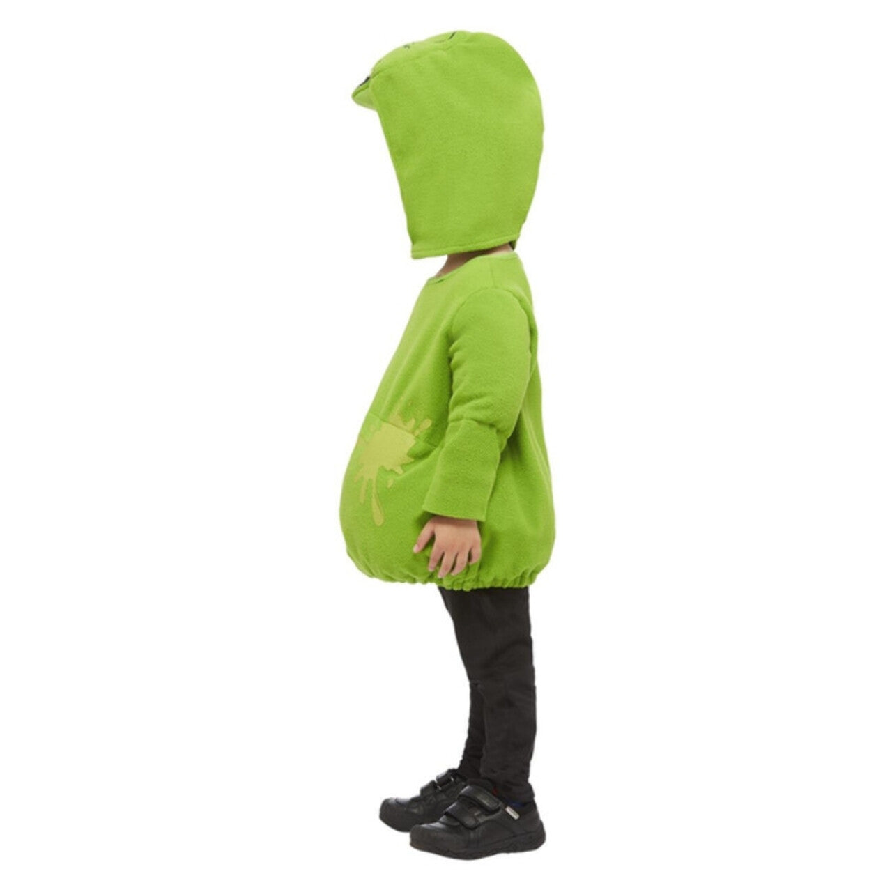 Op deze afbeelding zie je een Kostuums, van het merk Smiffy's. Slimey Slimer Monster Ghostbuster Kind Kostuum