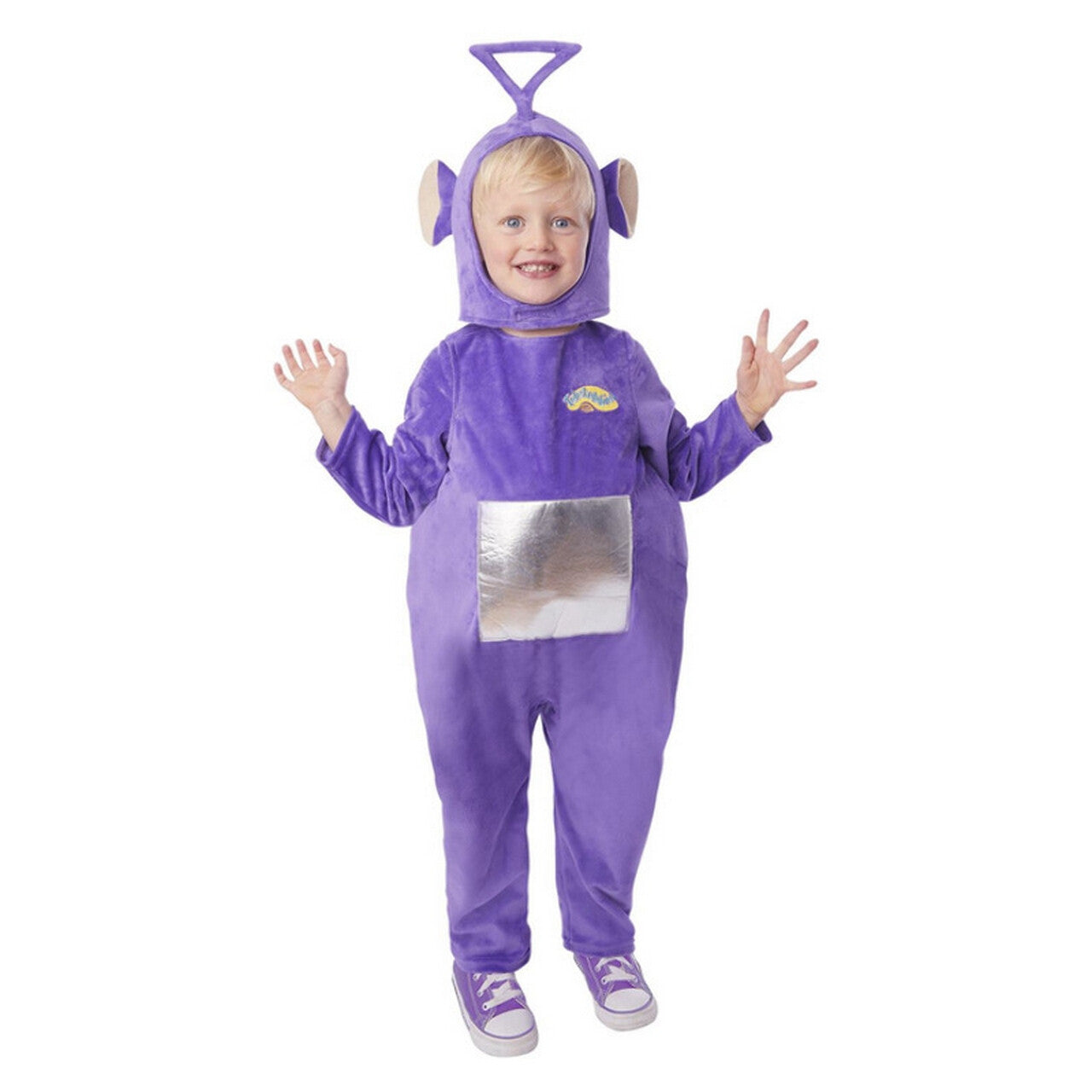 Op deze afbeelding zie je een Kostuums, van het merk Smiffy's. Teletubbies™ Tinky Winky Paars Kind Kostuum