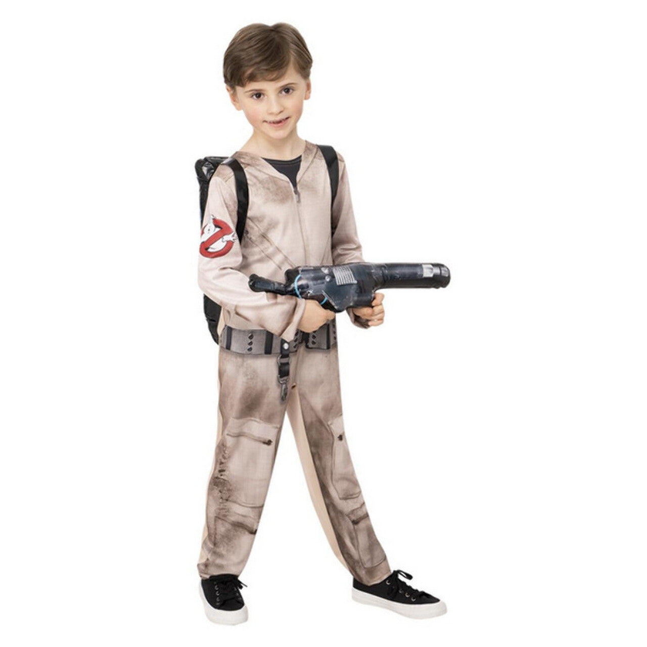 Op deze afbeelding zie je een Kostuums, van het merk Smiffy's. Ghostbusters Spokenjacht Kind Jongen Kostuum