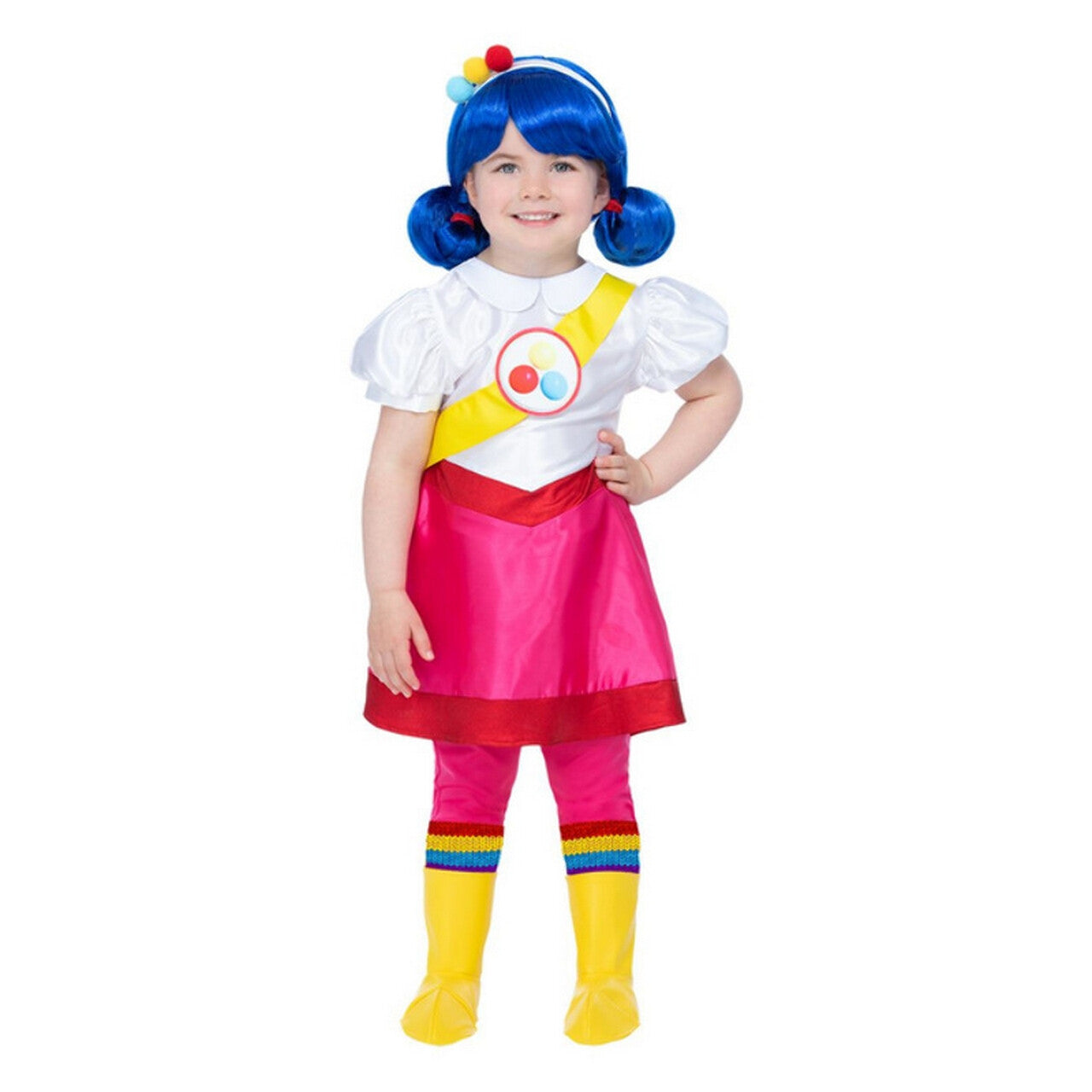 Op deze afbeelding zie je een Kostuums, van het merk Smiffy's. The Rainbow Kingdom Superheld True Meisje Kostuum