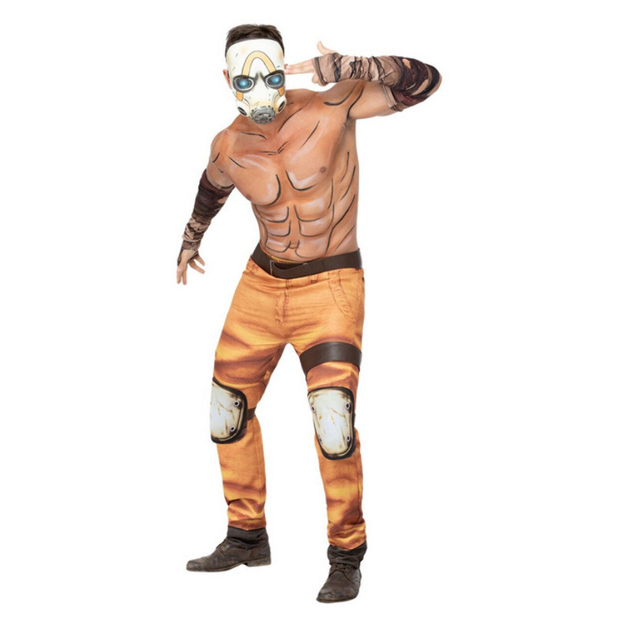 Op deze afbeelding zie je een Kostuums, van het merk Smiffy's. Onsterfelijke Borderlands Psycho Man Kostuum