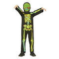 Glow In The Dark Skelet Zombie Glowboy Jongen Kostuum