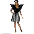 Tule Rok Zwart Wit Halloween Dark Angel Vrouw