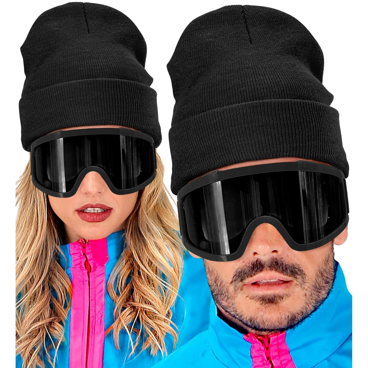 Op deze afbeelding zie je een Accessoires, van het merk Widmann. Zwarte Winter Muts Black Beanie