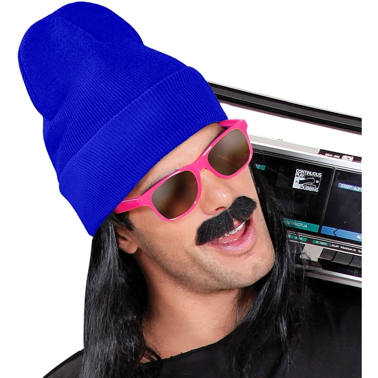 Op deze afbeelding zie je een Accessoires, van het merk Widmann. Blauwe Winter Muts Mystic Blue Beanie