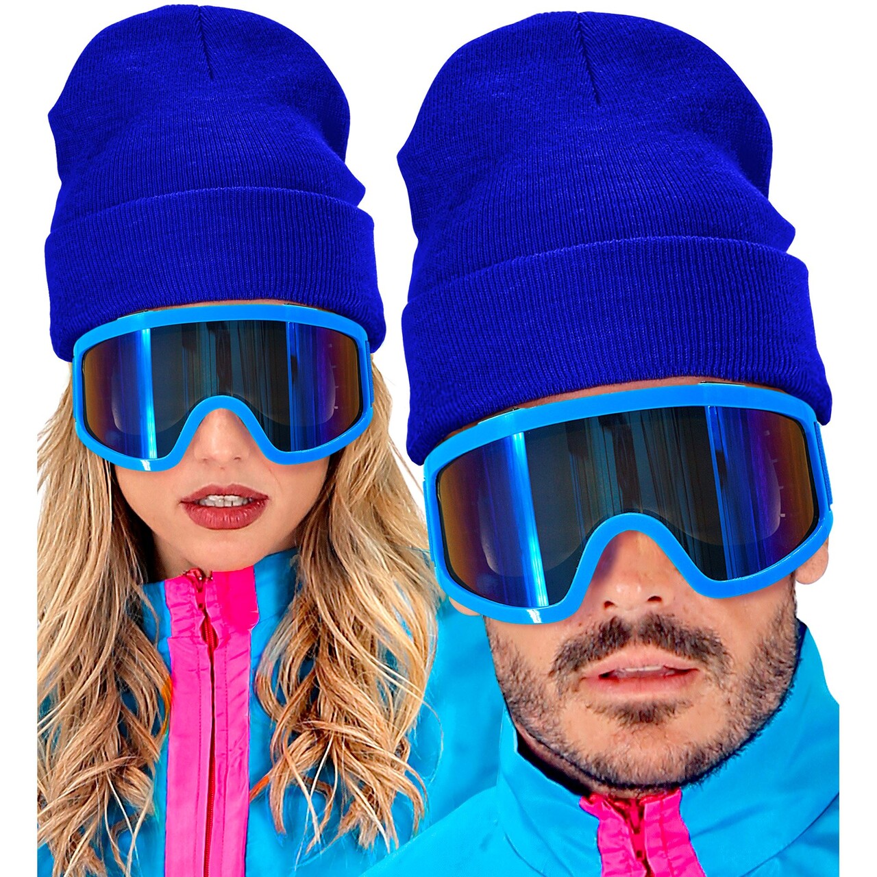 Op deze afbeelding zie je een Accessoires, van het merk Widmann. Blauwe Winter Muts Mystic Blue Beanie