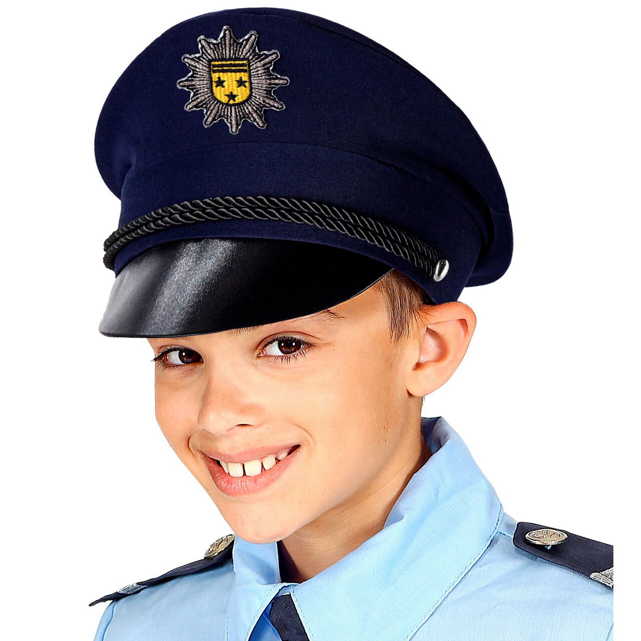 Op deze afbeelding zie je een Accessoires, van het merk Widmann. Politie Pet Star Department Kind