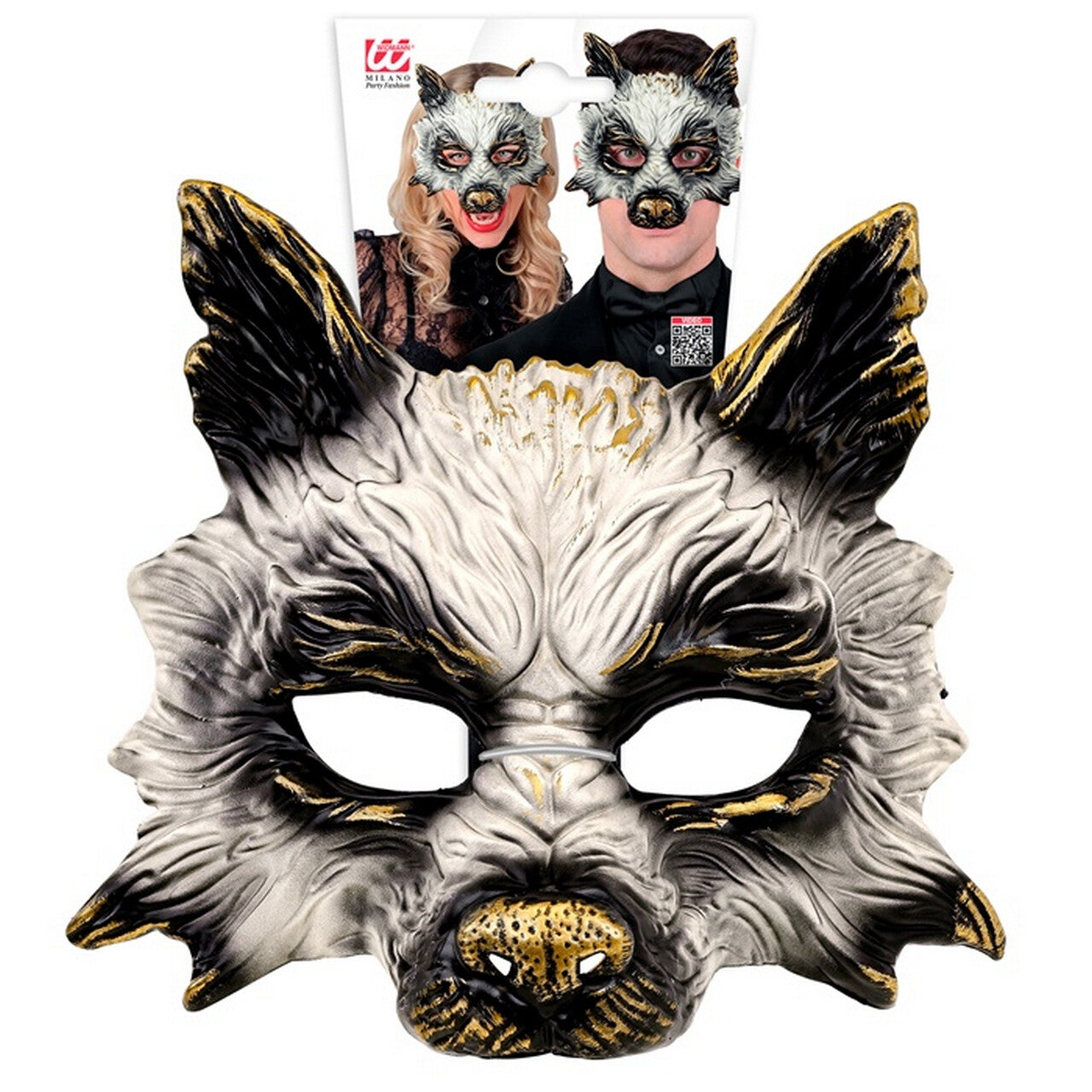 Op deze afbeelding zie je een Accessoires, van het merk Widmann. De Wolf Is Terug Masker