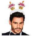 Cupcake Happy Birthday Haarband Goud