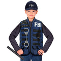 Utility Politie Vest Blauw Met Accessoires Kind Kostuum