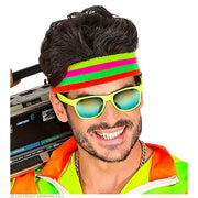 Op deze afbeelding zie je een Accessoires, van het merk Widmann. Zweetband Werkhard Neon Multicolor