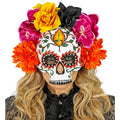 Masker Des Doods Met Bloemen