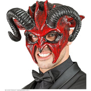 Op deze afbeelding zie je een Accessoires, van het merk Widmann. Masker Theater Duivel Satan