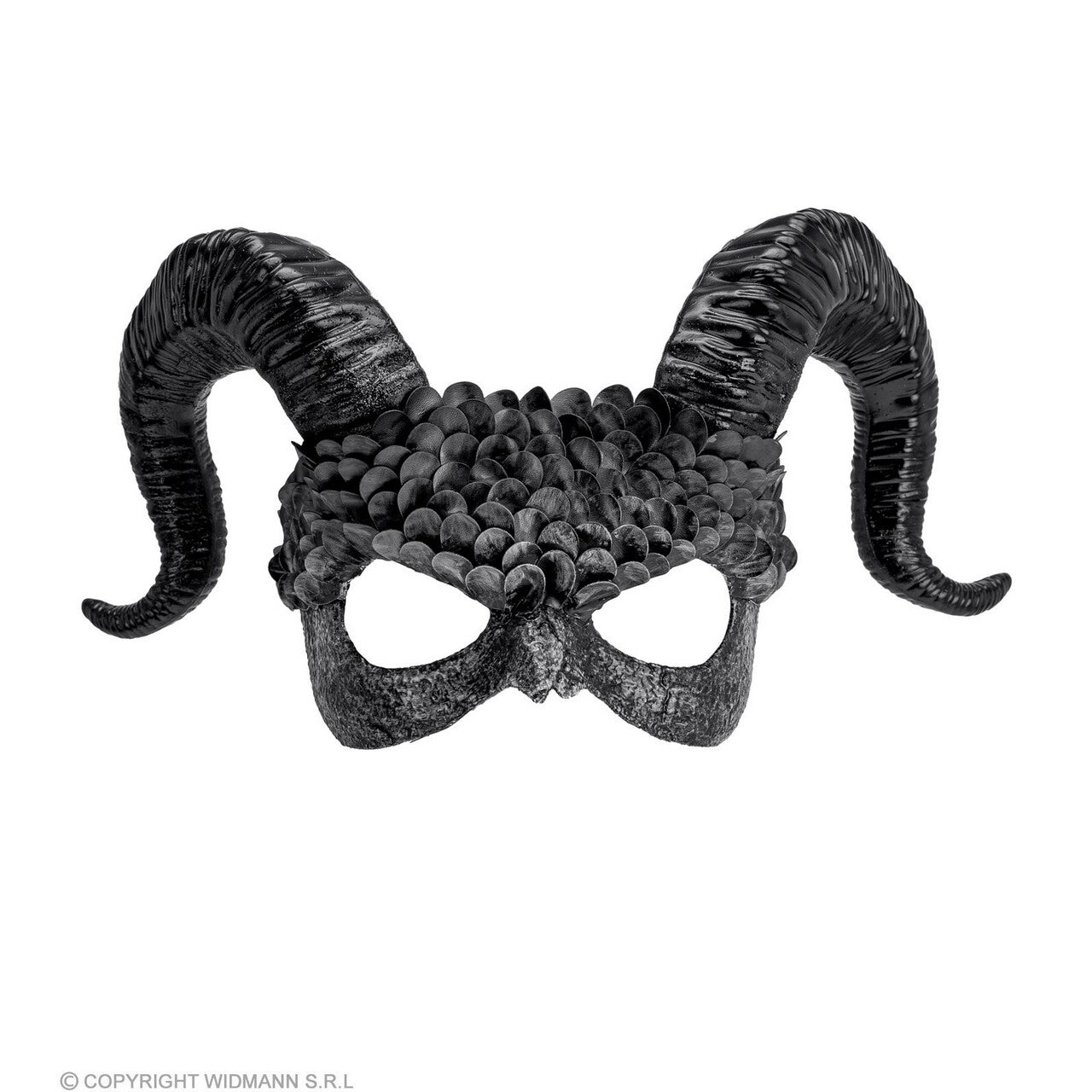 Op deze afbeelding zie je een Accessoires, van het merk Widmann. Masker Theater Demoon Damian
