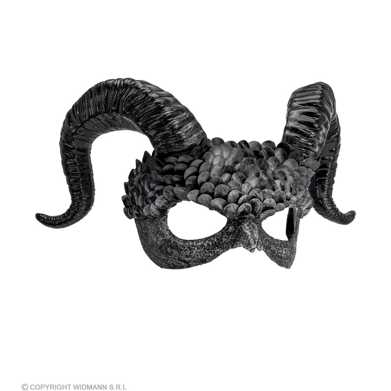 Op deze afbeelding zie je een Accessoires, van het merk Widmann. Masker Theater Demoon Damian