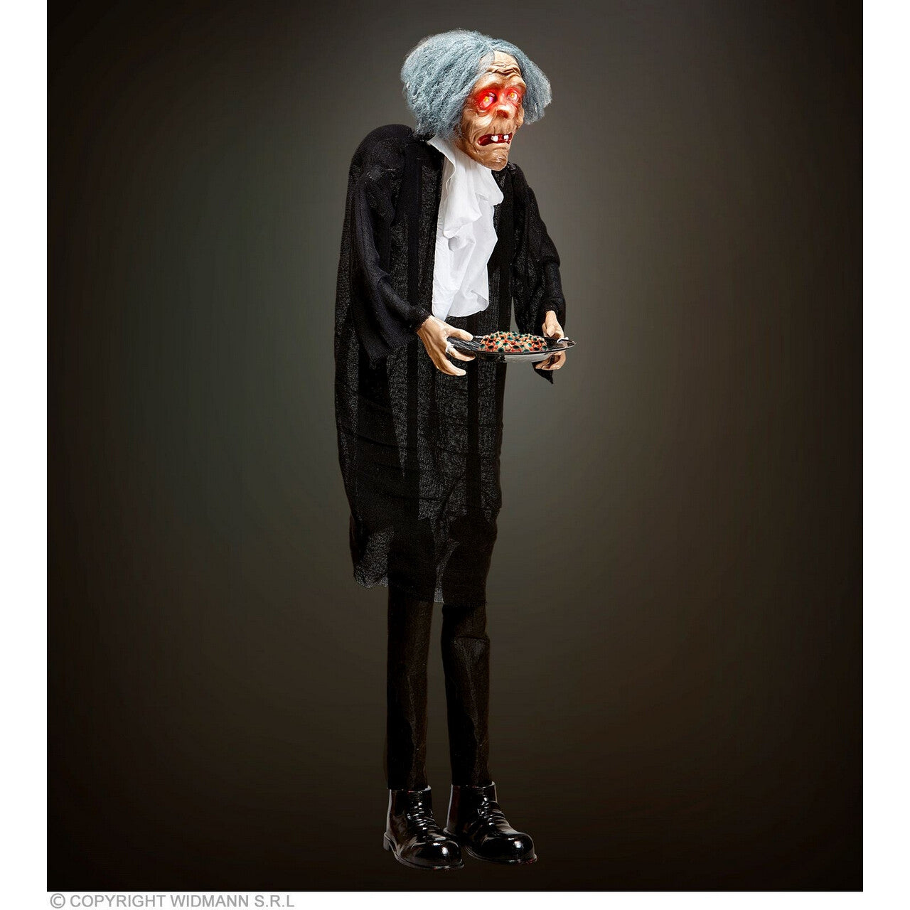 Op deze afbeelding zie je een Decoratie, van het merk Widmann. Stokoude Butler Jeffrey, 120 Centimeter