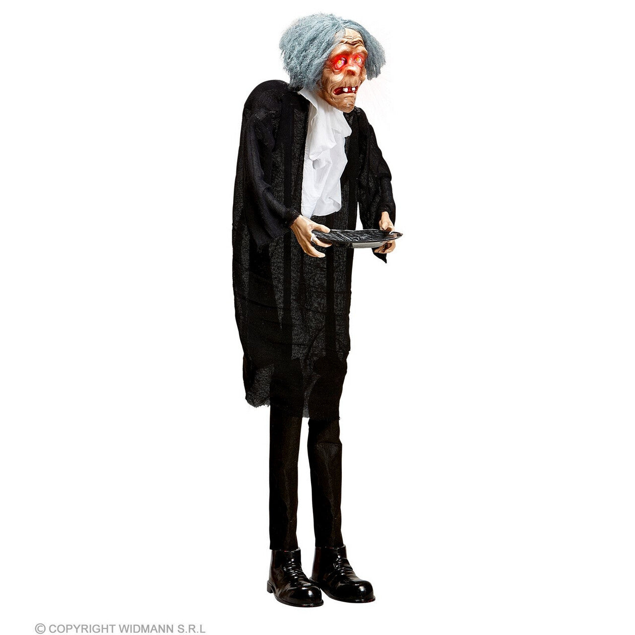 Op deze afbeelding zie je een Decoratie, van het merk Widmann. Stokoude Butler Jeffrey, 120 Centimeter
