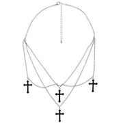 Op deze afbeelding zie je een Accessoires, van het merk Widmann. Ketting Met Kruisen