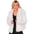 Witte Bontjas Hot In White Vrouw