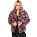 Luipaard Bontjas Happy Colours Vrouw