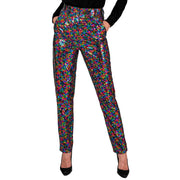 Op deze afbeelding zie je een Kostuums, van het merk Widmann. Pailletten Broek Betty Confetti Vrouw
