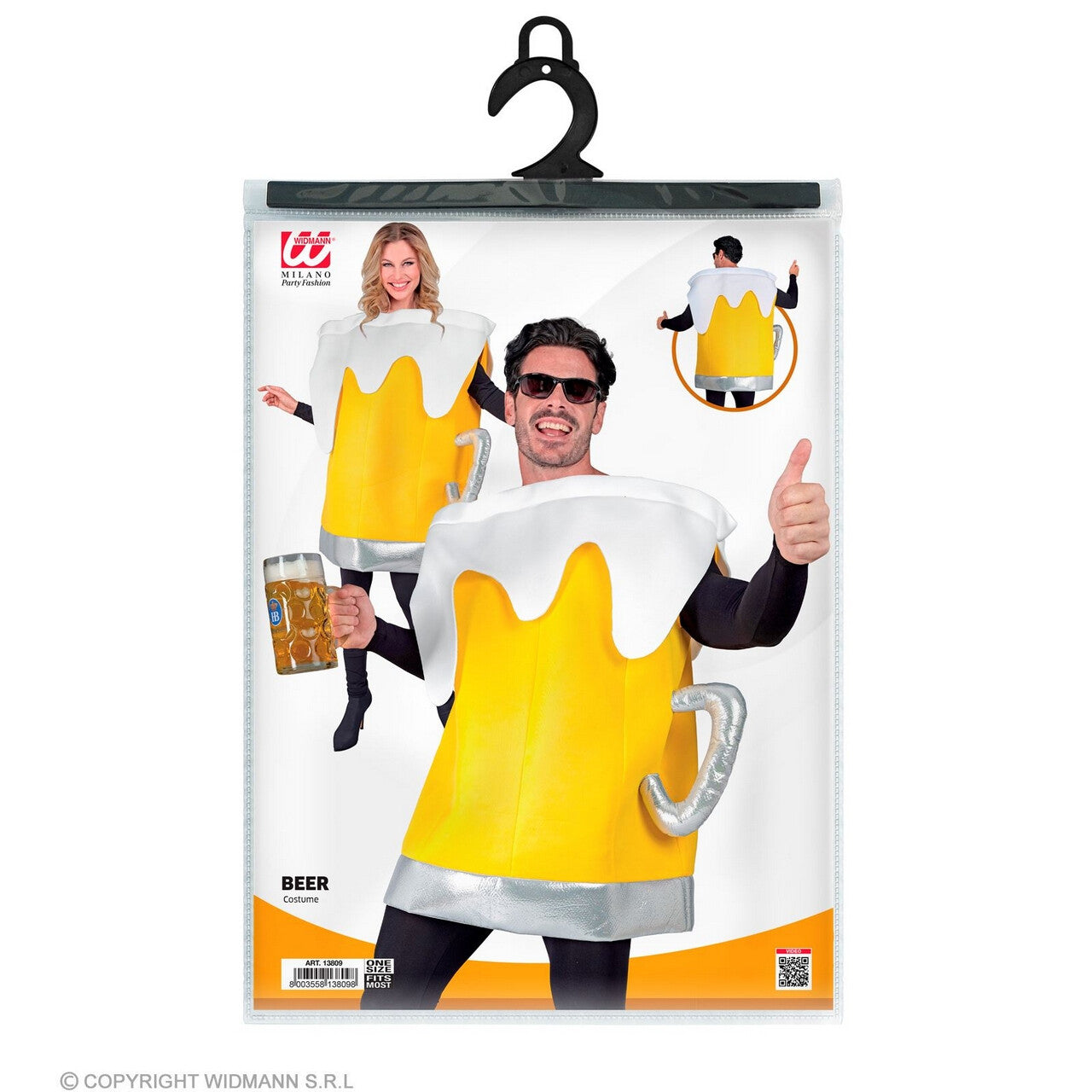 Op deze afbeelding zie je een Kostuums, van het merk Widmann. Bierkostuum Kostuum