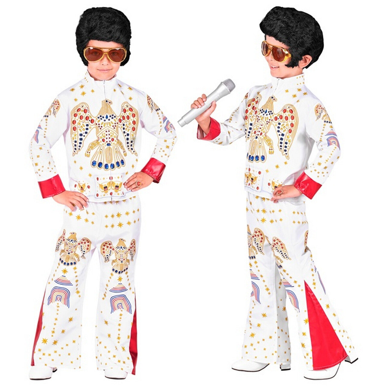 Op deze afbeelding zie je een Kostuums, van het merk Widmann. Elvis In Zijn Jongen Jaren Kostuum