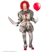 Op deze afbeelding zie je een Kostuums, van het merk Widmann. Moordende Clown Zonder Grappen Man Kostuum