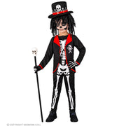 Op deze afbeelding zie je een Kostuums, van het merk Widmann. Kleine Voodoo Priester Bondye Jongen Kostuum