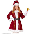 Jonge Miss Claus Kind Meisje Kostuum