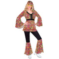Dance All Night Hippie Jaren 60 Style Vrouw Kostuum