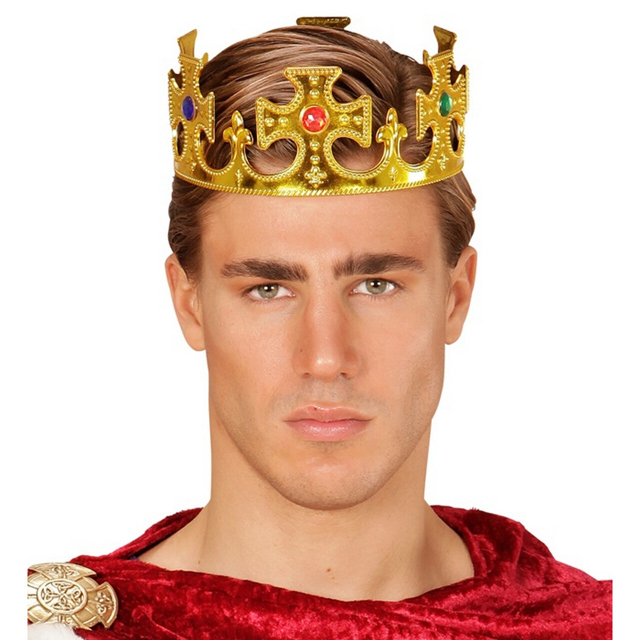 Op deze afbeelding zie je een Accessoires, van het merk Widmann. Koninklijke Gouden Kroon