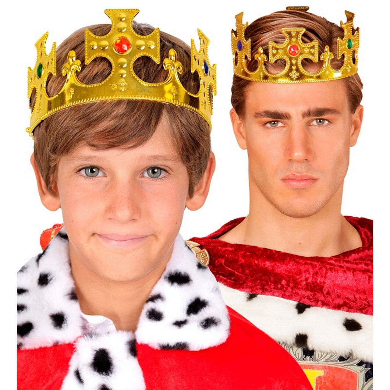 Op deze afbeelding zie je een Accessoires, van het merk Widmann. Koninklijke Gouden Kroon