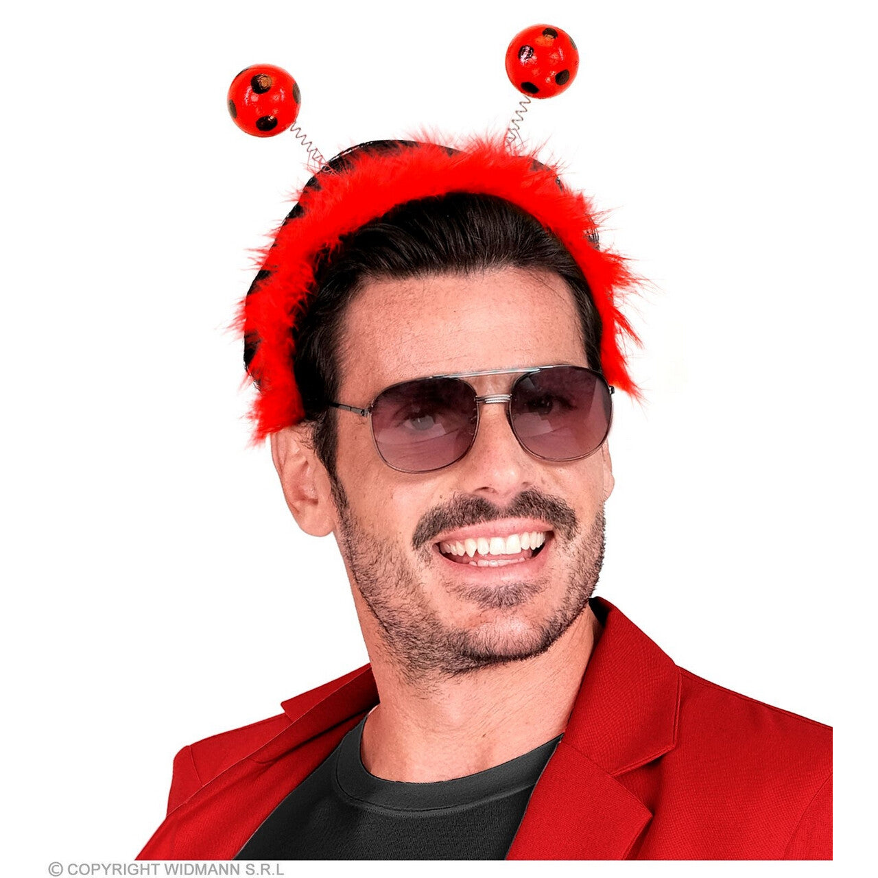 Op deze afbeelding zie je een Accessoires, van het merk Widmann. Hoofdband Boppers Lieveheersbeestje