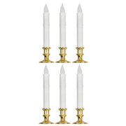 Op deze afbeelding zie je een Decoratie, van het merk Widmann. Kaarsen Set 6 Stuks Met Flikkerend Licht En Timer