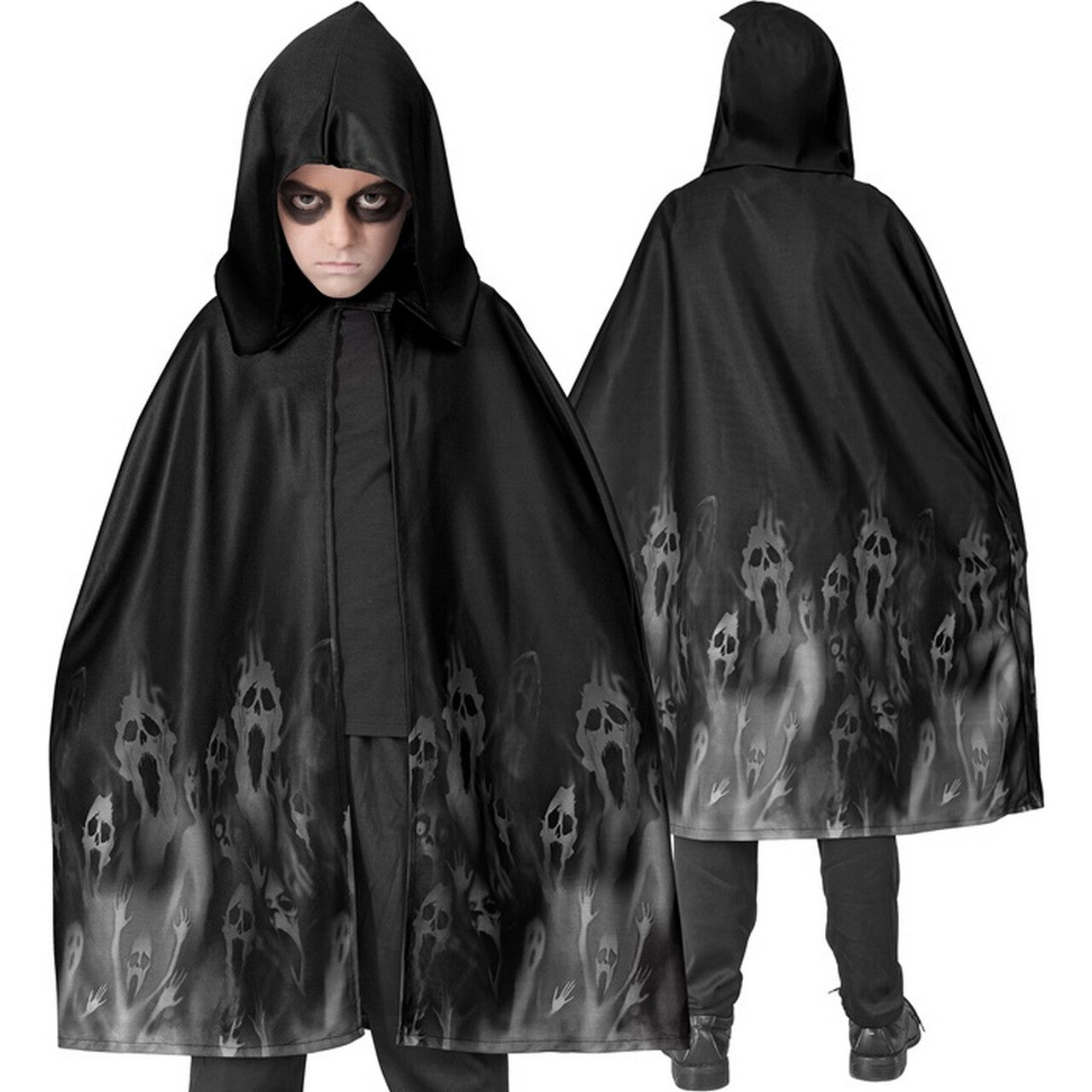 Op deze afbeelding zie je een Kostuums, van het merk Widmann. Cape Gillende Geest 75 Centimeter Kind Kostuum