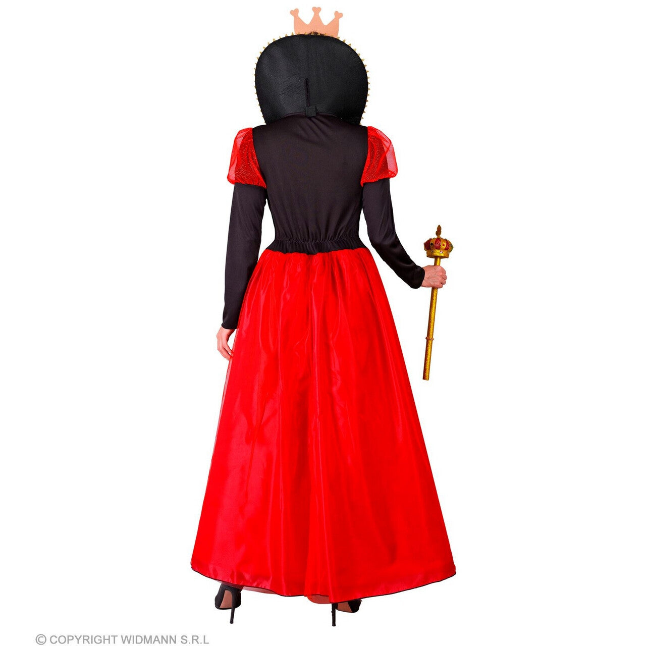 Op deze afbeelding zie je een Kostuums, van het merk Widmann. Hartenkoningin Game Of Hearts Vrouw Kostuum