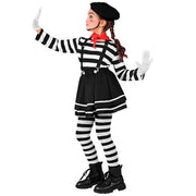 Op deze afbeelding zie je een Kostuums, van het merk Widmann. Mimi Pantomime Meisje Kostuum
