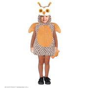 Op deze afbeelding zie je een Kostuums, van het merk Widmann. Unieke Tuniek Knappe Wijze Uil Kind Kostuum