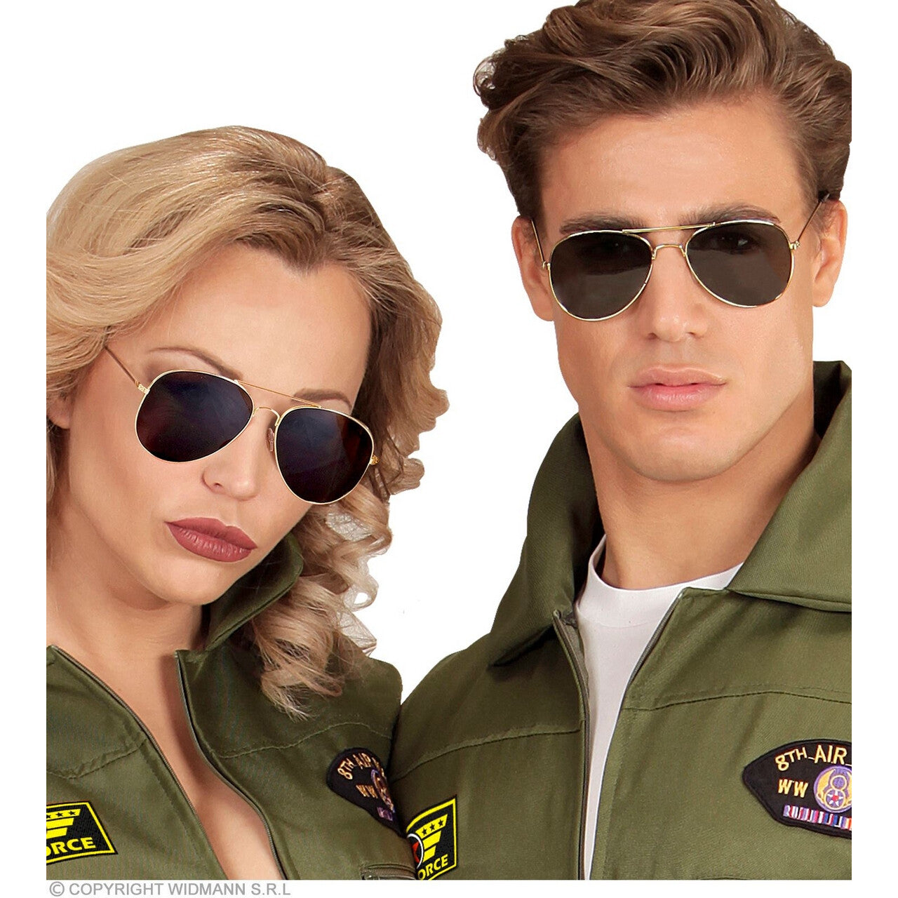 Op deze afbeelding zie je een Accessoires, van het merk Widmann. Bril Superster Gangster Style