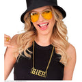 Ketting Bier Goud 65 Cm